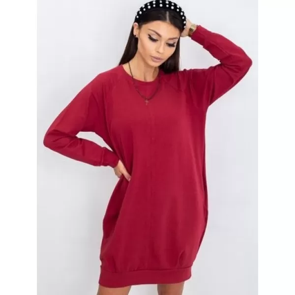  Obleka BASIC FEEL GOOD RV-TU-5184.93P BORDO 