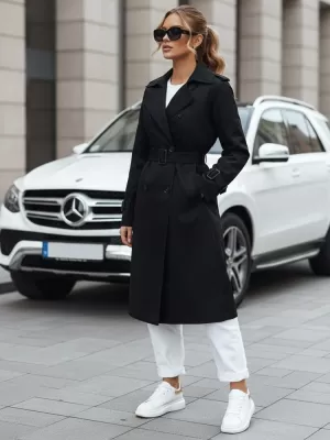 Ženski plašč DSTREET TY5437 ČRNA