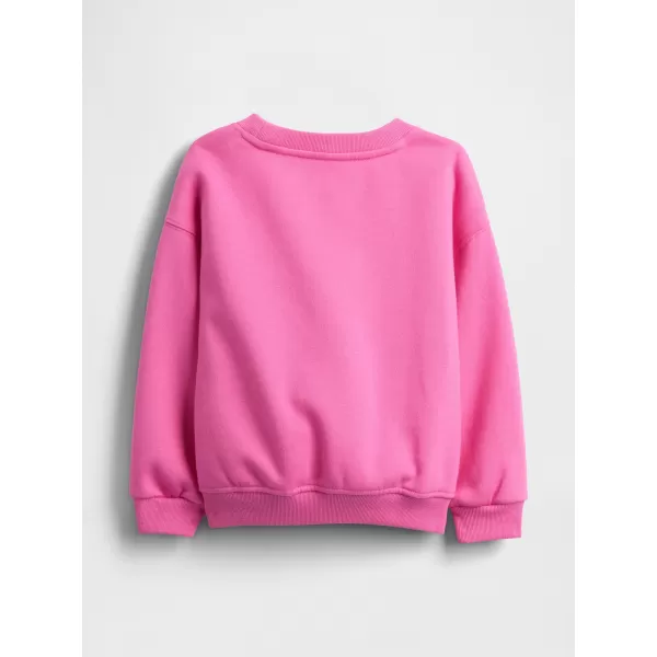  Otroški pulover GAP LOGO SWEATSHIRT 816550-03 PHOEBE ROZA 