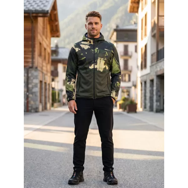  Moška vrhunska softshell jakna ALTISPORT VOJ/ALM125JACK01 MASKA/GRN 