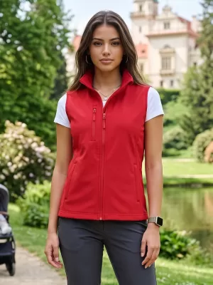Ženski softshell telovnik ALTISPORT NoPrint NP/ALW965 RDEČA