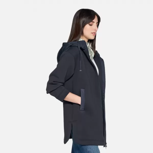  Ženska parka GEOX SWEATER G012426 TEMNO MODRA 
