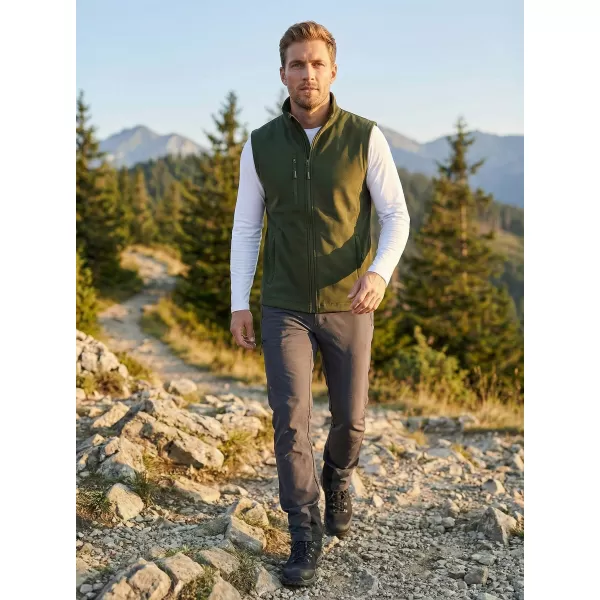  Moški softshell telovnik ALTISPORT NoPrint NP/ALM865 VOJAŠKI 