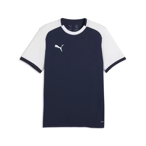  Moška funkcionalna majica PUMA TEAMLIGA26 MATCHDAY JERSEY 706544_06 PUMA MORNARSKO MODRA/PUMA BELA 