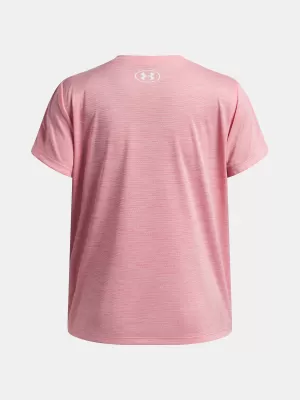 Dekliška majica s kratkimi rokavi UNDER ARMOUR TECH TWIST WDMK LOGO SS 6007134-600 ROZA