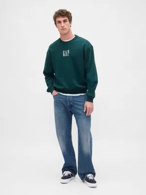 Moški pulover GAP LOGO SWEATSHIRT 821273-05 TROPSKO ZELENA