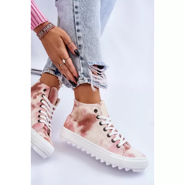  Ženske superge BIG STAR LL274048 BEIGE/NUDE Big Star Shoes 