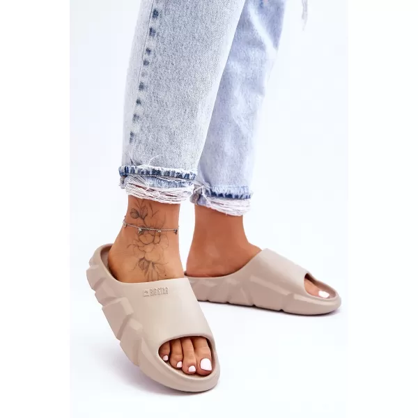  Ženski natikači BIG STAR LL274593 BEŽ Big Star Shoes 