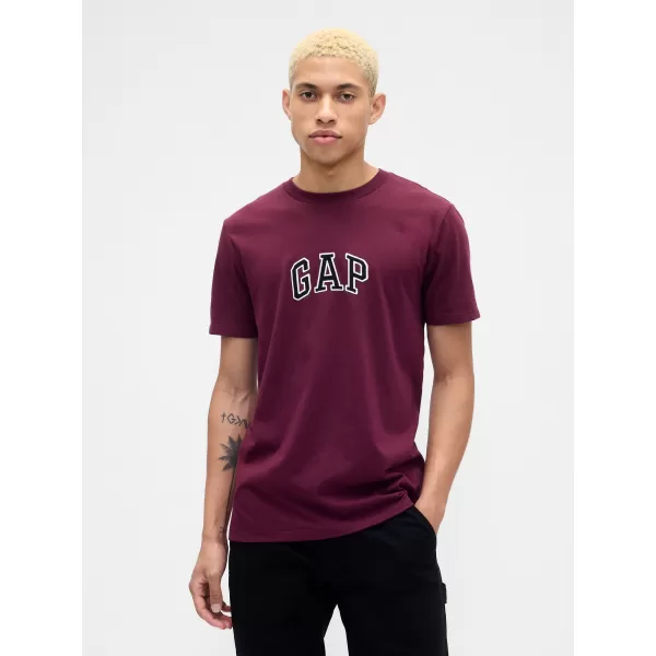  Moška majica s kratkimi rokavi GAP LOGO TEE 570044-48 TOSKANSKO RDEČE 