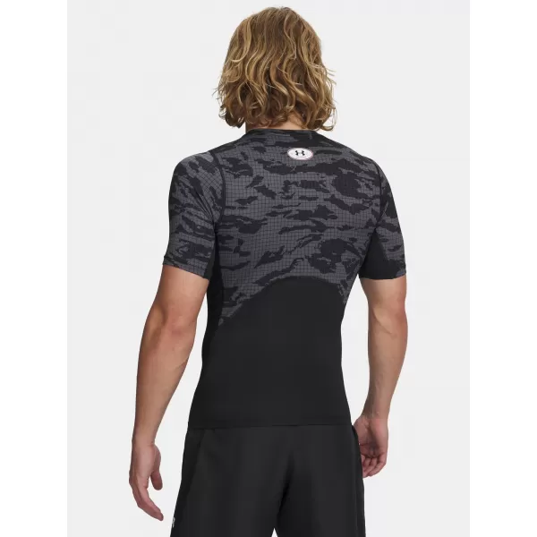  Moška majica s kratkimi rokavi UNDER ARMOUR HG PRINTED SS 6009657-001 ČRNA 