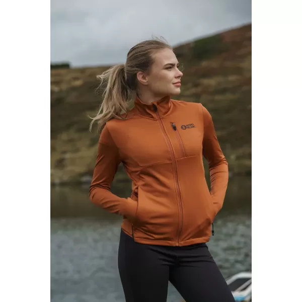  Ženski powerfleece pulover NORDBLANC SEDGE NBWFL8291 RJAVA 