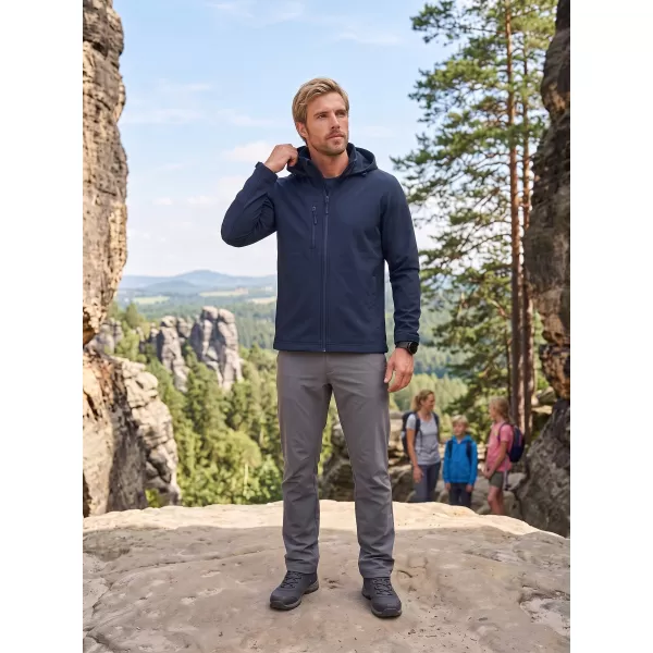  Moška softshell jakna ALTISPORT NoPrint NP/ALM845 MORNARSKO MODRA 