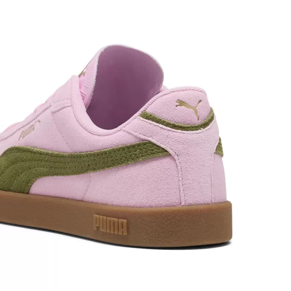  Škornji PUMA CLUB II ERA SUEDE 400717_31 ROZA ŠIMER/OLIVNO ZELENA 