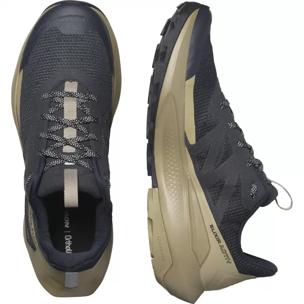  Moški čevlji SALOMON ELIXIR ACTIV L47455300 KARBON/SKRILASTO ZELENA/LEDENIŠKO SIVA 