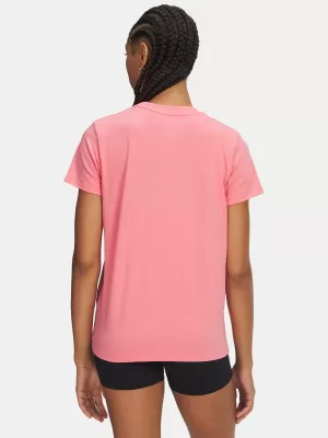 Ženska majica s kratkimi rokavi UNDER ARMOUR UA RIVAL CORE SS 1383648-601 ROZA