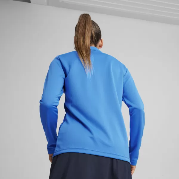  Ženska majica s kratkimi rokavi PUMA TEAMGOAL TRAINING 1/4 ZIP WM 658631-02 E.BLU.LEMON/BELA/TEAM ROYAL 