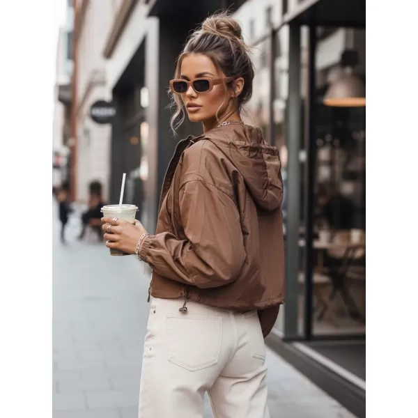  Ženska jakna DSTREET TY4234 KARAMELA 