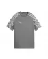 Otroška majica s kratkimi rokavi PUMA TEAMLIGA26 JERSEY JR 659723_13 FLAT MEDIUM GRAY/ RAVNO SREDNJE SIVA/PUMA BELA