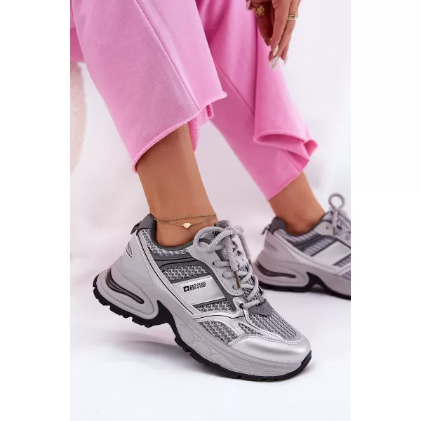  Ženske superge BIG STAR RR274A193 GREY Big Star Shoes 