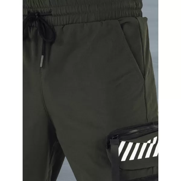  Moške hlače DSTREET UX4160 ZELENA 