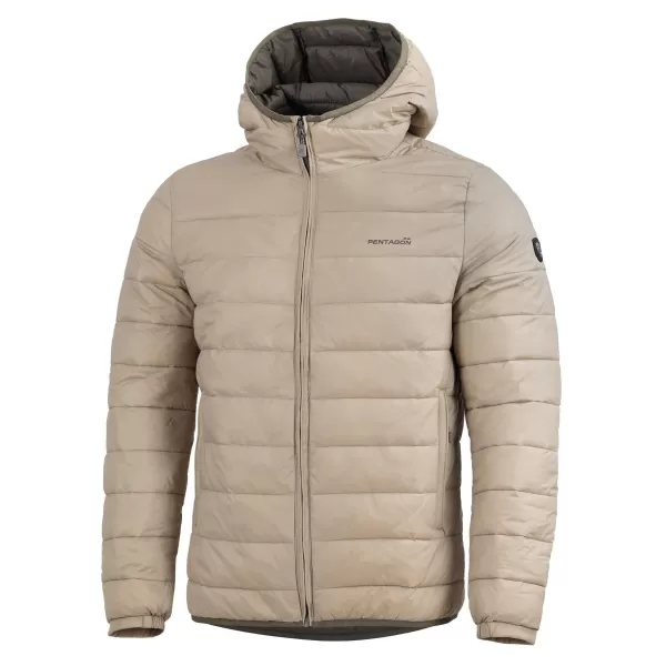  Plašč PENTAGON AURORA 2.0 PUFFER HOODED JACKET K08048-2.0 KAKI 