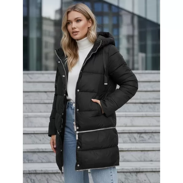  Ženska jakna DSTREET TY5151 ČRNA 