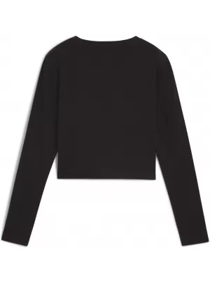 Ženska majica s kratkimi rokavi PUMA WARDROBE ESS BABY TEE 629761-01 ČRNA PUMA