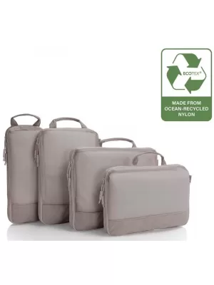 Kovček HEYS Ecotex Compression Packing Cube 4 Pc Set VZDUŠJE