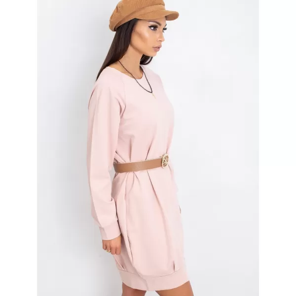  Obleka BASIC FEEL GOOD RV-TU-5184.93P SVETLO ROZA 