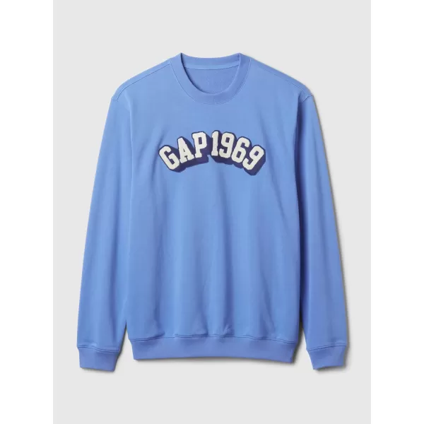  Moški pulover GAP LOGO CREWNECK SWEATSHIRT 829103-07 CABANA MODRA 