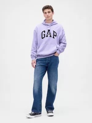 Moški pulover GAP LOGO PULLOVER HOODIE 781237-02 ORHIDEJA