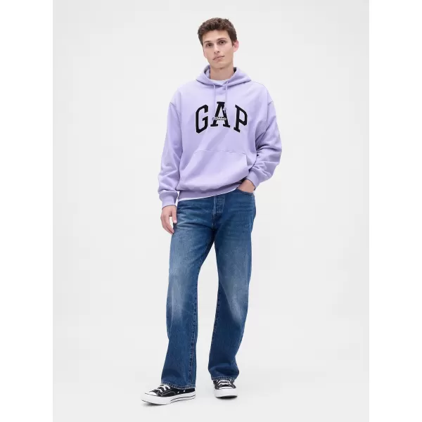  Moški pulover GAP LOGO PULLOVER HOODIE 781237-02 ORHIDEJA 