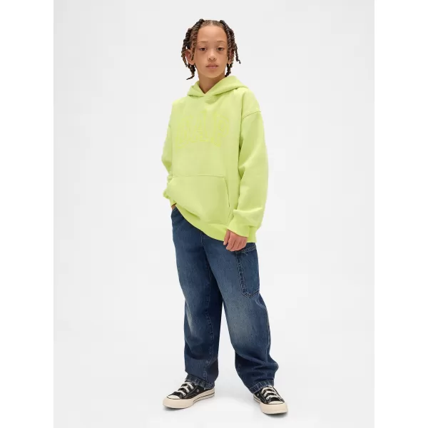  Otroški pulover GAP RELAXED HOODIE PULLOVER 846224-02 LIMONA 