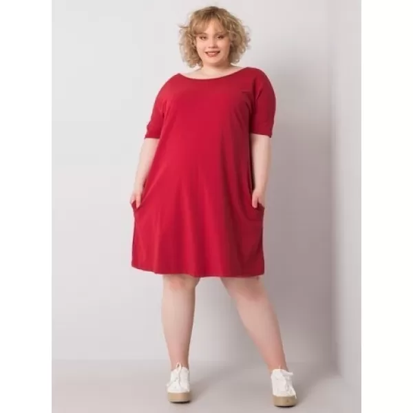  Obleka BASIC FEEL GOOD RV-SK-6639.02X BORDO 
