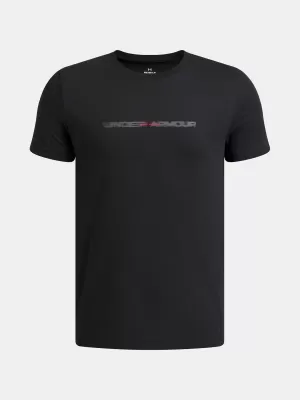 Fantovska majica s kratkimi rokavi UNDER ARMOUR UA B WM BLUR SS 6009269-001 ČRNA