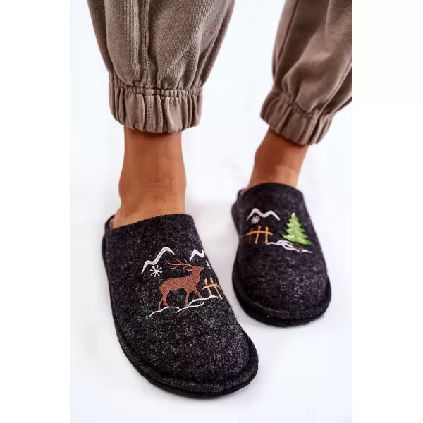  Ženski natikači BIG STAR KK276018 ČRNI/BEŽ Big Star Shoes 