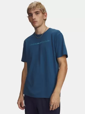 Moška majica s kratkimi rokavi UNDER ARMOUR M BLUR WM SS 6009248-498 MODRA