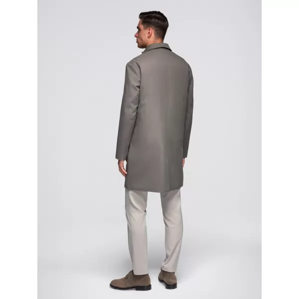  Moški plašč OMBRE OM-COLC-0139 PEPEL 