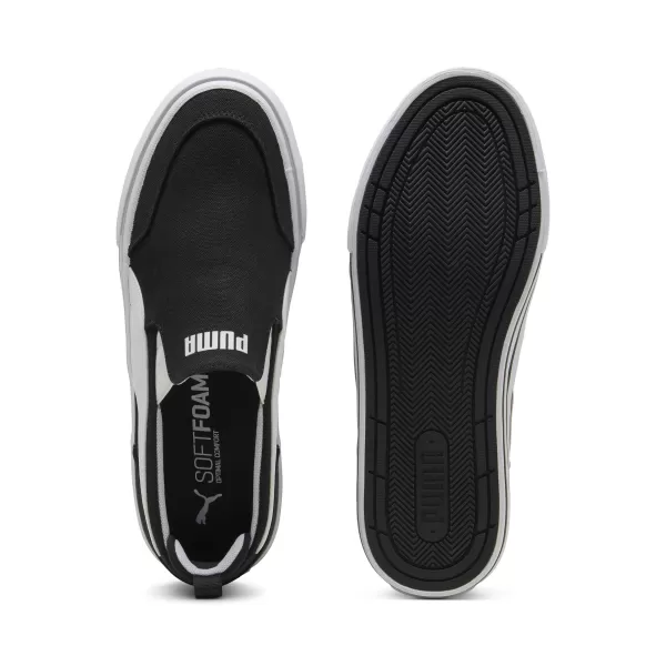  Škornji PUMA COURT CLASSIC VULC SLIPON 400216_02 PUMA ČRNA/PUMA BELA 