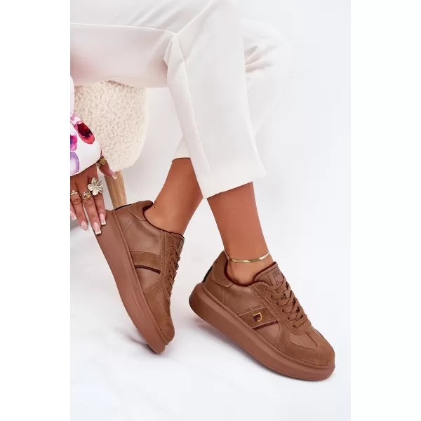  Ženske superge LOPEZ JUST DARE SS2D4005 BROWN/BEIGE Daniel Lopez Just Dare 