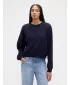 Ženski pulover GAP LOGO SWEATSHIRT 799280-01 MORNARIŠKA UNIFORMA