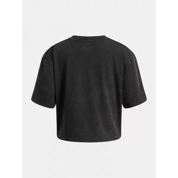  Dekliška majica s kratkimi rokavi UNDER ARMOUR UA G RIVAL WASH SS 6011673-001 ČRNA 