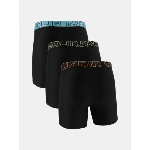  Moške boksarice UNDER ARMOUR UA PERFORMANCE TECH - SOLID 6IN - 3PK 1383878-003 MODRA 