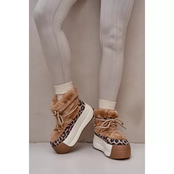  Ženski čevlji BIG STAR OO274A207 BROWN/BEIGE Big Star Shoes 