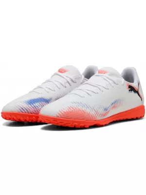 Škornji PUMA FUTURE 8 PLAY TT 108605-01 WHITE/ BELA/PUMA ČRNA/ŽAREČE RDEČA
