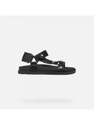 Dekliški sandali GEOX SANDAL FOAMMENTERA J65P0D000BCC9999 ČRNA
