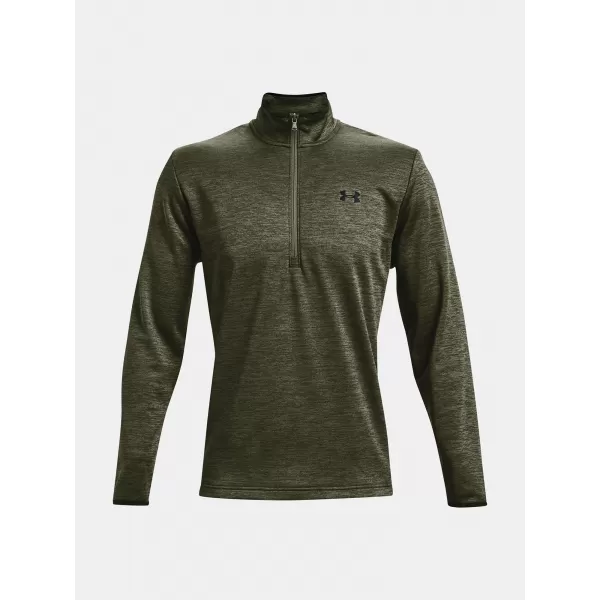  Moški pulover UNDER ARMOUR UA ARMOUR FLEECE 1/2 ZIP ZELENA 