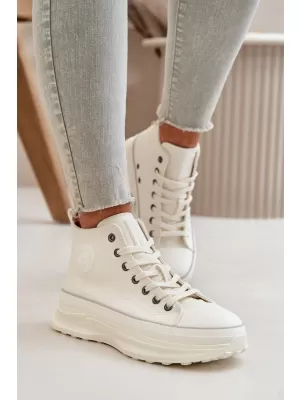 Ženske superge BIG STAR OO274064 WHITE Big Star Shoes