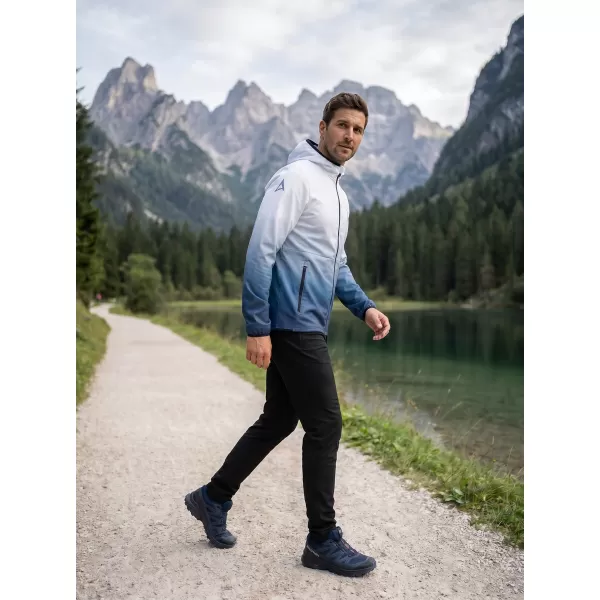  Moška vrhunska softshell jakna ALTISPORT VOJ/ALM126JACK01 MORNARSKO MODRA/BELA 