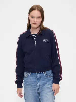 Ženska jakna GAP LOGO TRACK JACKET 799269-01 MORNARIŠKA UNIFORMA